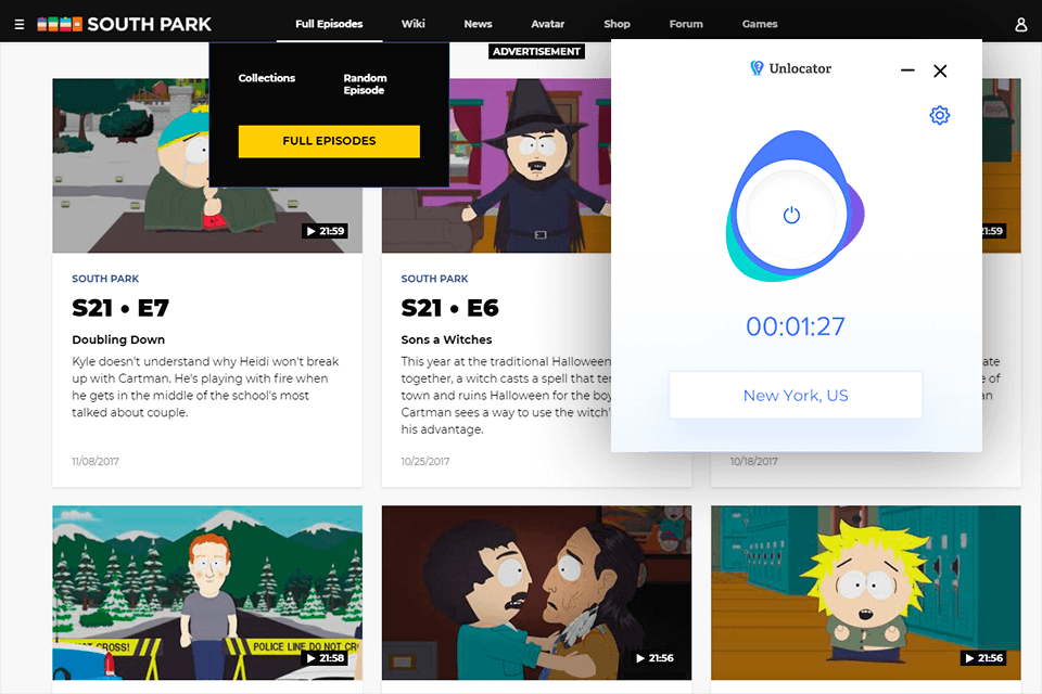How to watch south park on smart outlet tv